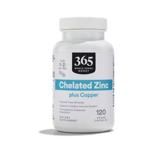 365 Zinc Quelado 120 Tabletas