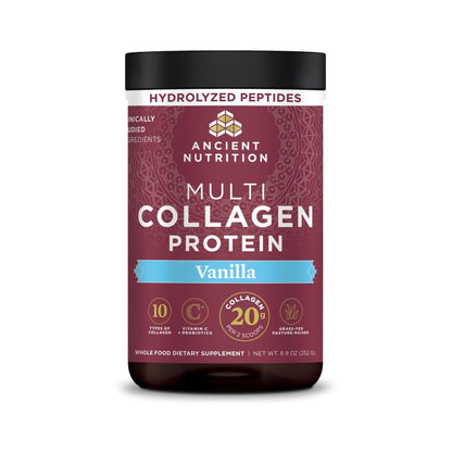 Ancient Nutrition Multi Collagen Protein Sabor Vainilla 252 g