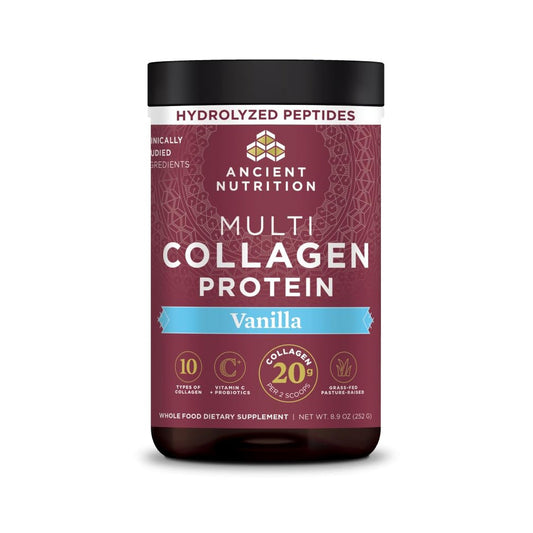 Ancient Nutrition Multi Collagen Protein Sabor Vainilla 252 g