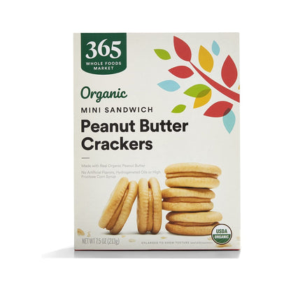 365 Mini Sándwiches de Galleta con Crema de Cacahuate Orgánicos 213 g