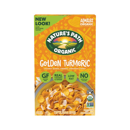 Nature's Path Cereal Orgánico Golden Turmeric con Cúrcuma 301 g