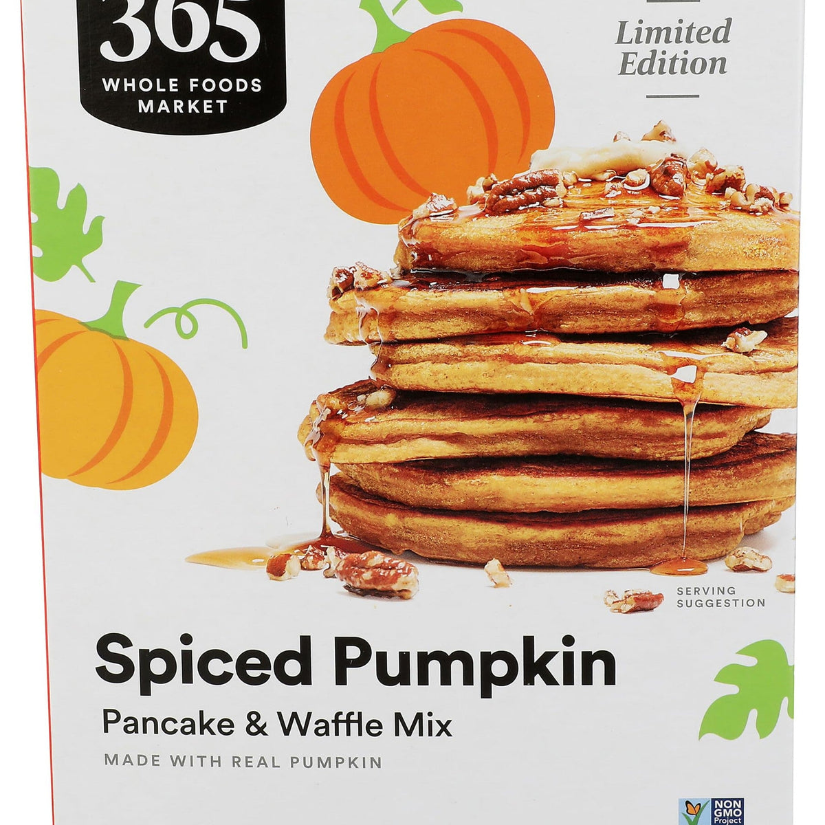 365 Harina para Hot Cakes y Waffles Pumpkin Spice 567 g