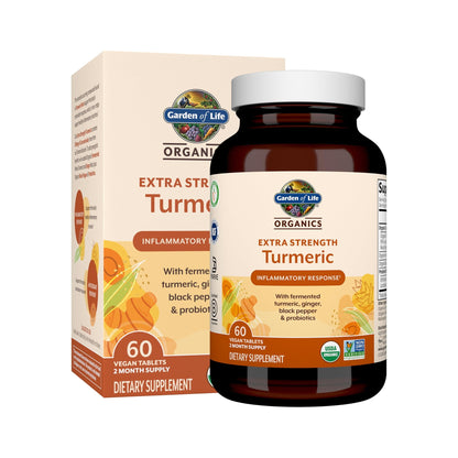 Garden of Life Cúrcuma Orgánica MyKind 60 Tabletas