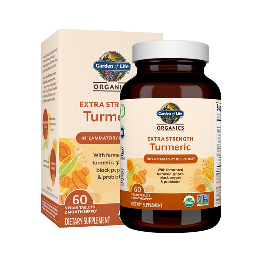 Garden of Life Cúrcuma Orgánica MyKind 60 Tabletas