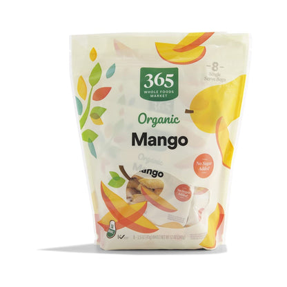 365 Mango Deshidratado Orgánico 8 Paquetes 340 g