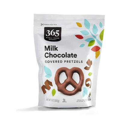 365 Pretzels Cubiertos de Chocolate con Leche 142 g