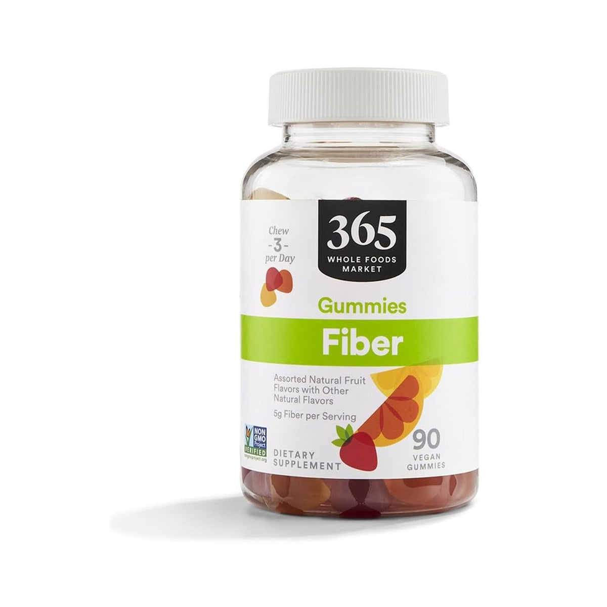 365 Gomitas de Fibra 90 Piezas