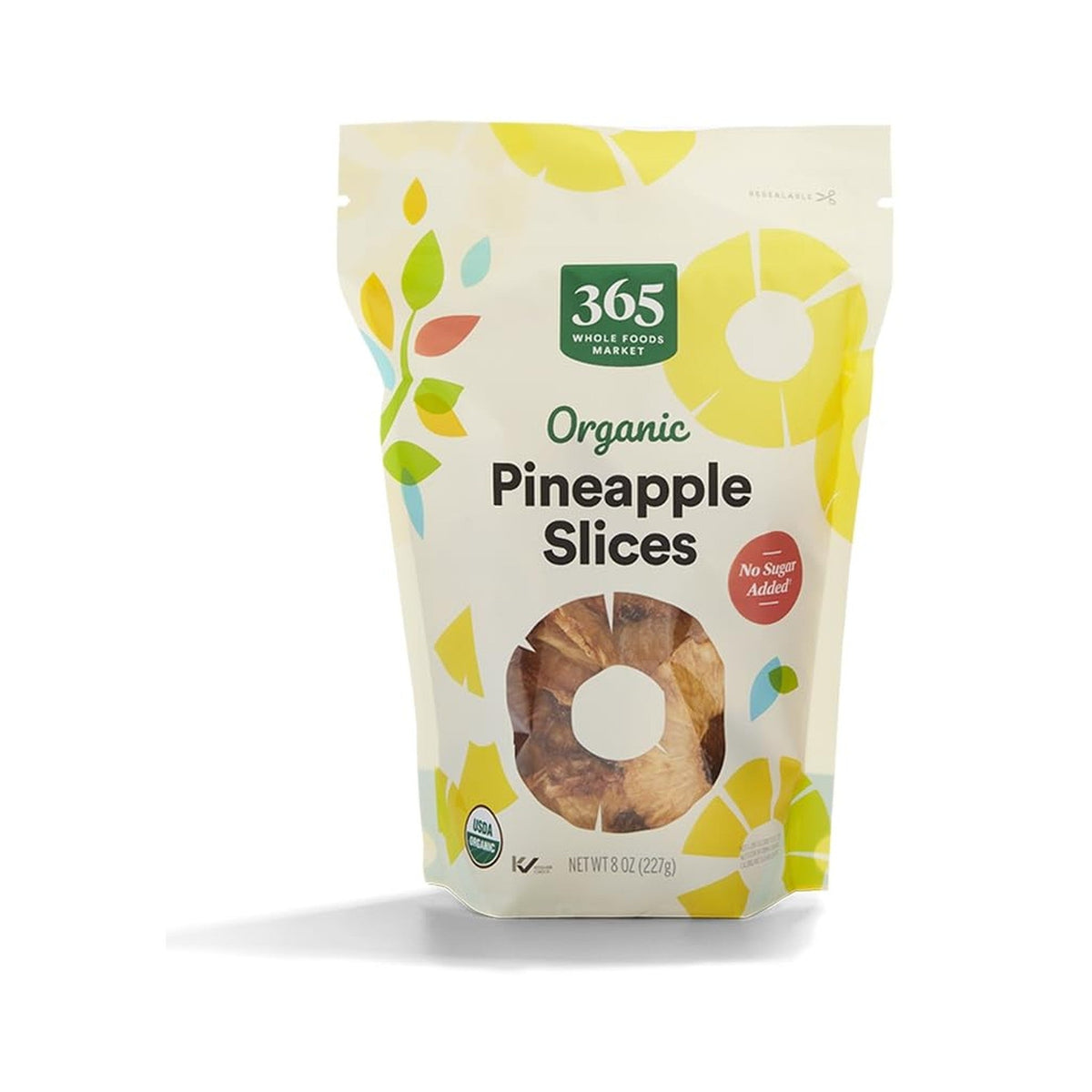 365 Piña Deshidratada Orgánica en Rebanadas 227 g