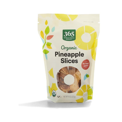 365 Piña Deshidratada Orgánica en Rebanadas 227 g