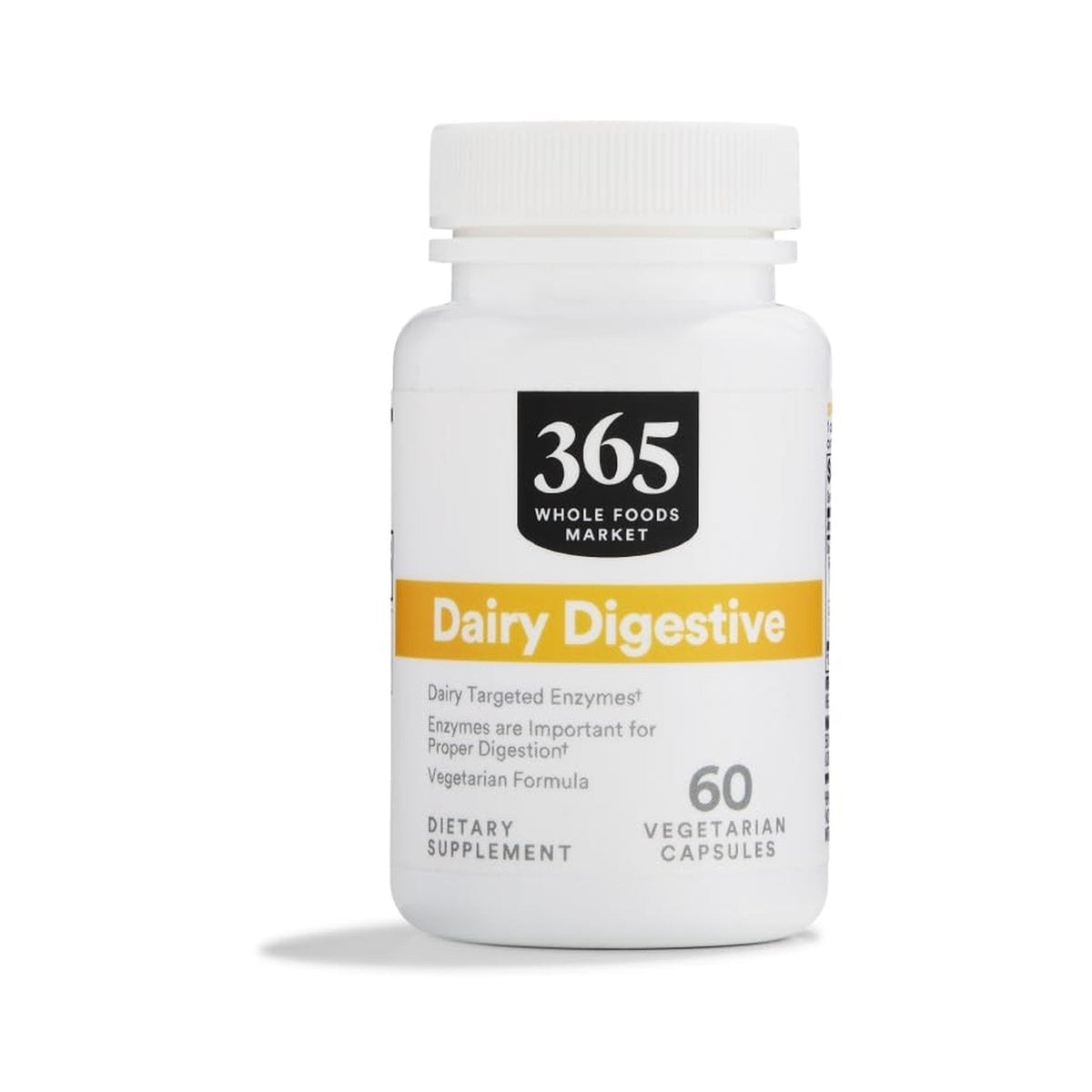 365 Enzimas Digestivas para Lácteos 60 Cápsulas