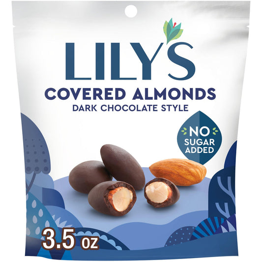 Lily's Almendras Cubiertas de Chocolate Amargo Sin Azúcar Añadida 99 g