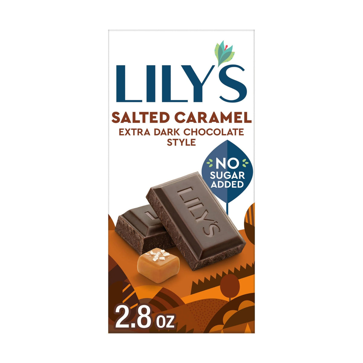 Lily's Chocolate Extra Amargo con Caramelo Salado Sin Azúcar Añadida 79 g