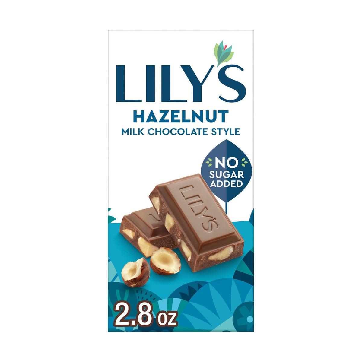 Lily's Barra de Chocolate con Leche y Avellana Sin Azúcar Añadida 79 g