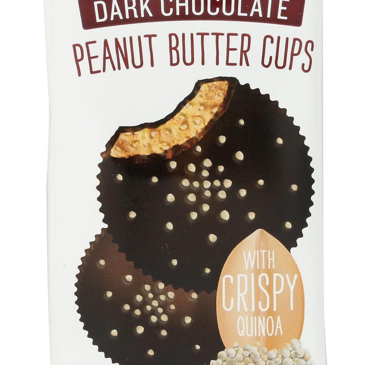 Justin's Tazas de Chocolate Amargo Crujientes con Crema de Cacahuate Orgánicas 37 g