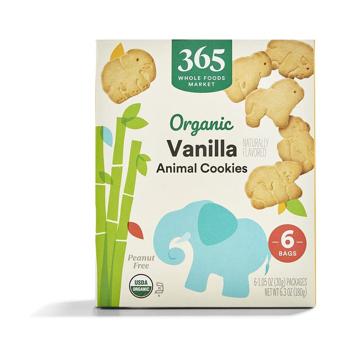 365 Galletas de Animalitos de Vainilla Orgánicas Multipack 179 g