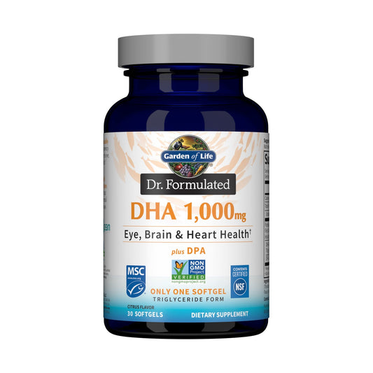 Garden of Life DHA Más DPA 1000 Mg 30 Cápsulas