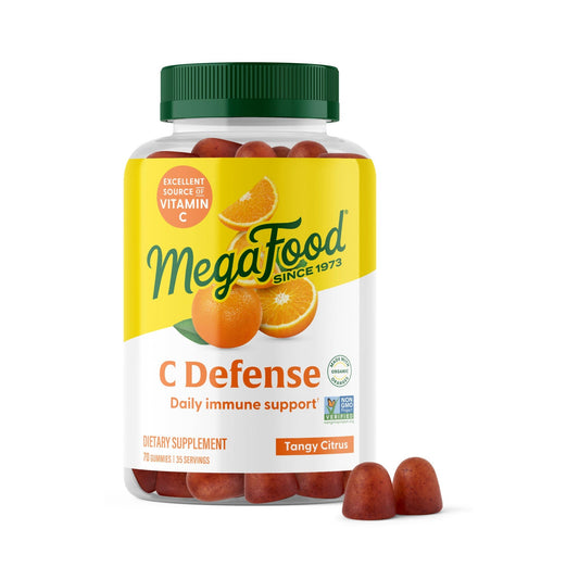 MegaFood Gomitas de Vitamina C Orgánicas Sabor Cítrico 70 Piezas
