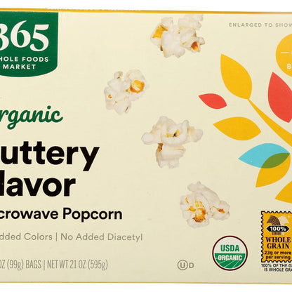 365 Palomitas Orgánicas para Microondas 595 g