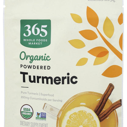365 Cúrcuma en Polvo Orgánica Superfood 113 g