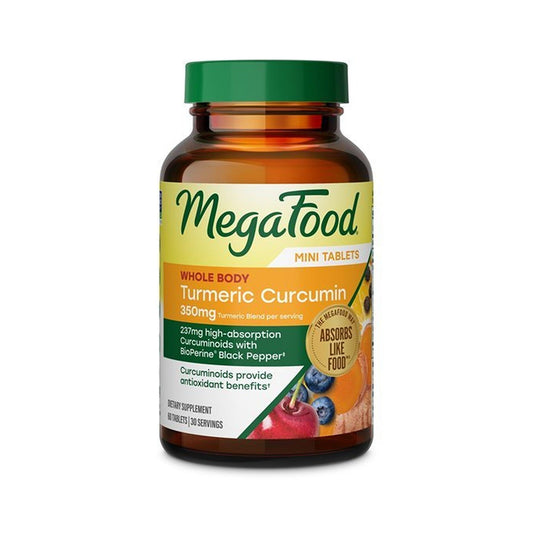 MegaFood Cúrcuma Curcumina Minis 60 Tabletas