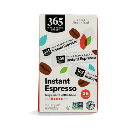 365 Espresso Instantáneo Tueste Oscuro 25 Sobres
