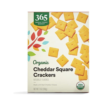 365 Cuadritos de Queso Cheddar Orgánicos 198 g