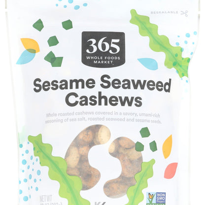 365 Nuez de La India Sabor Ajonjolí y Alga Marina 284 g