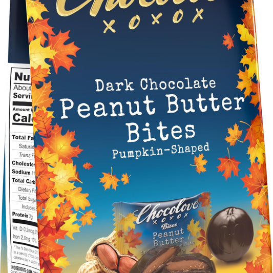 Chocolove Bocaditos de Chocolate Amargo con Crema de Cacahuate 200 g