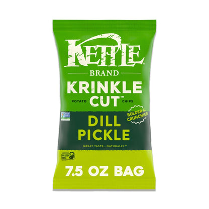 Kettle Brand Papas Onduladas Sabor Pepinillo Eneldo 213 g