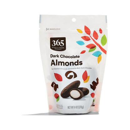 365 Almendras Cubiertas de Chocolate Amargo 170 g