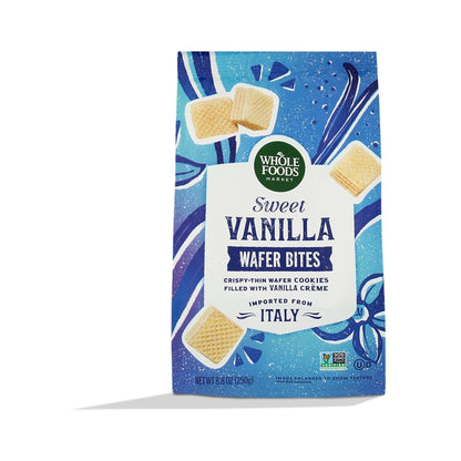 Whole Foods Market Mini Wafers de Vainilla 249 g