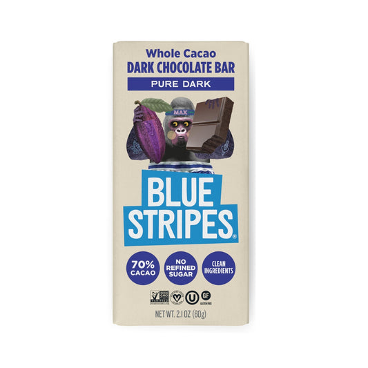 Blue Stripes Barra de Chocolate Amargo Puro 60 g