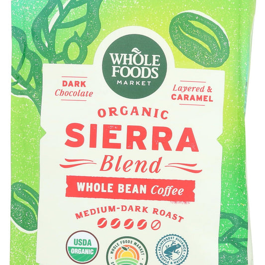 Whole Foods Market Café en Grano Orgánico Sierra Blend 340 g