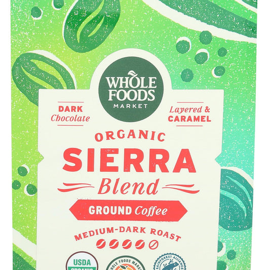 Whole Foods Market Café Molido Orgánico Sierra Blend 340 g