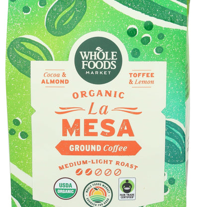 Whole Foods Market Café Molido Orgánico La Mesa 340 g