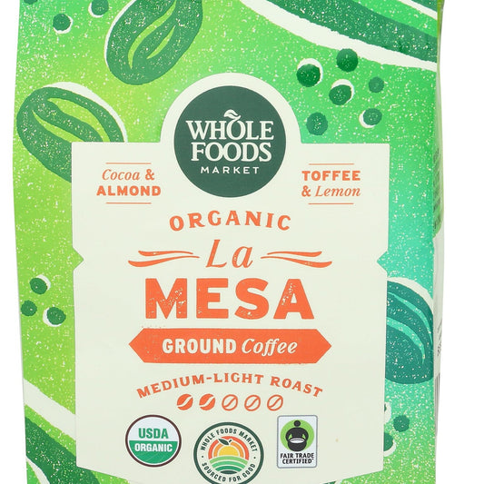 Whole Foods Market Café Molido Orgánico La Mesa 340 g