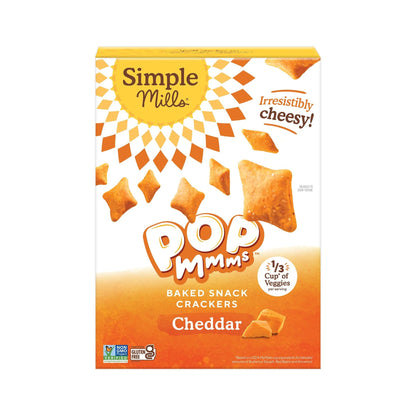 Simple Mills Galletas Pop Emms Sabor Cheddar 113 g