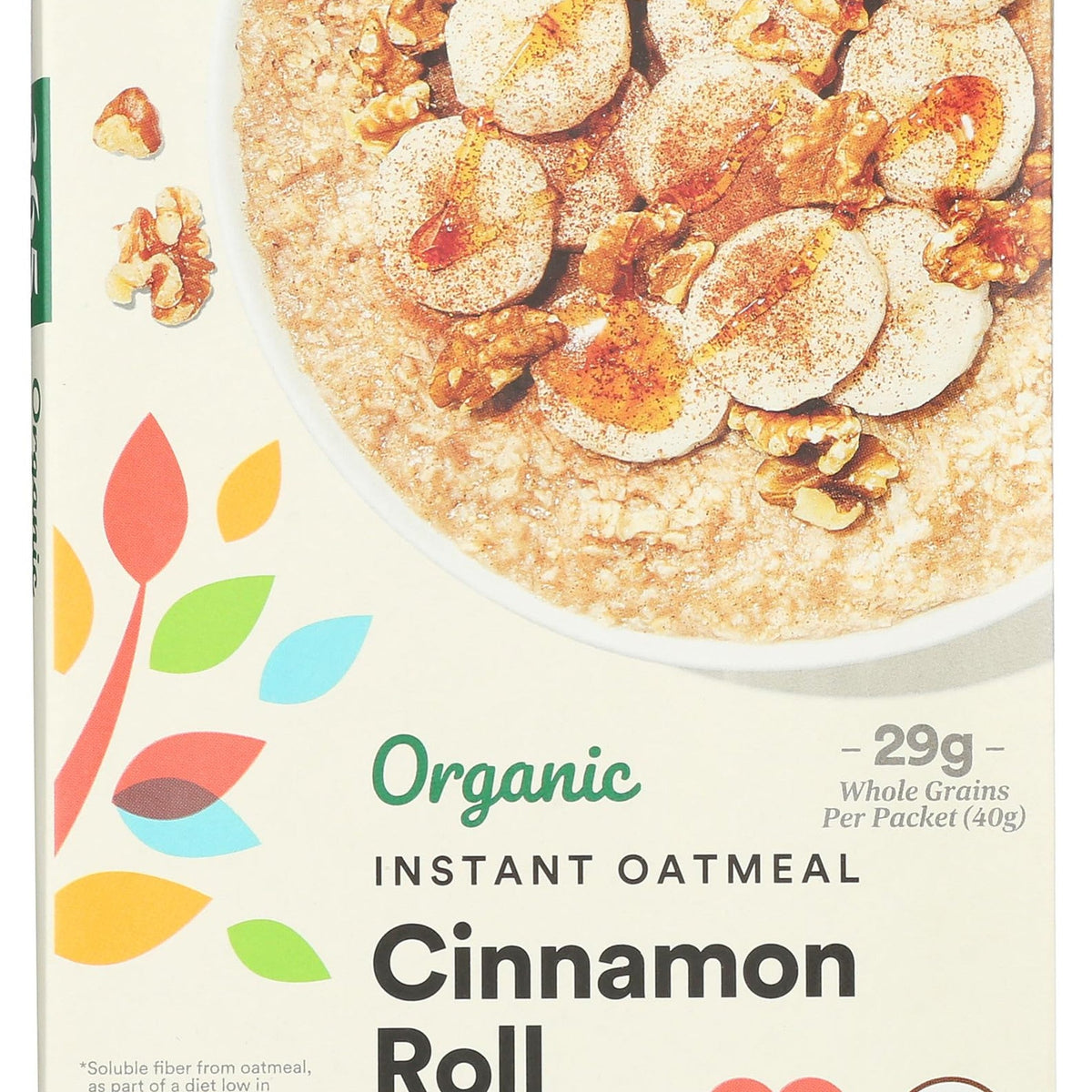 365 Avena Instantánea Orgánica Sabor Rol de Canela 8 Sobres