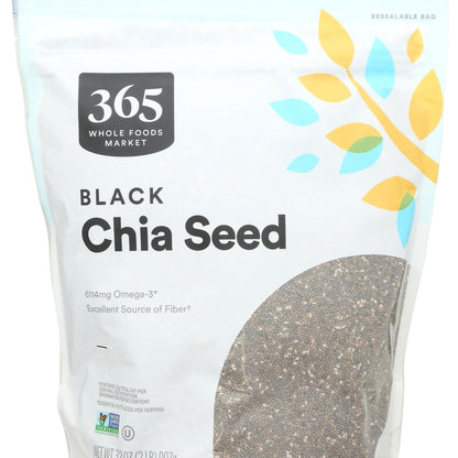 365 Semillas de Chía Negra Tamaño Grande 907 g