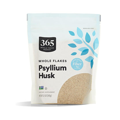 365 Psyllium Husk Cáscara de Psyllium en Polvo 340 g