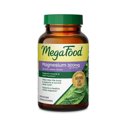 MegaFood Magnesio 300 Mg 120 Cápsulas