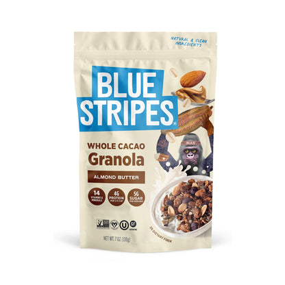 Blue Stripes Granola de Crema de Almendra y Cacao 198 g