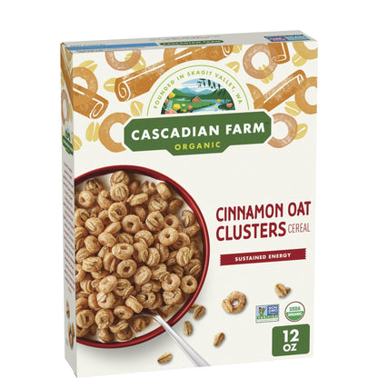 Cascadian Farm Cereal Orgánico Clusters de Avena y Canela 425 g