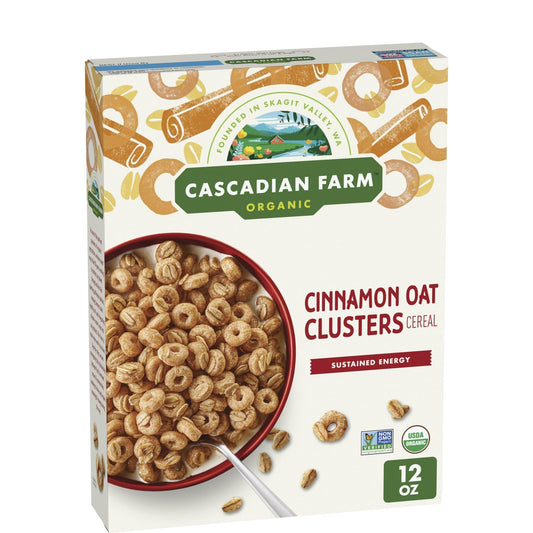Cascadian Farm Cereal Orgánico Clusters de Avena y Canela 425 g