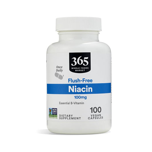 365 Niacina 100 Mg 100 Tabletas