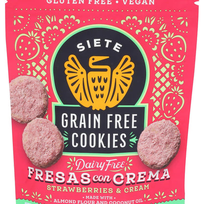 Siete Galletas Fresas con Crema Sin Granos 128 g