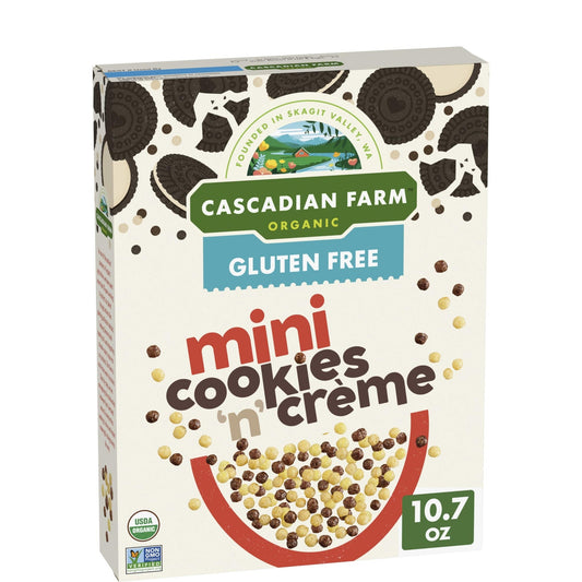 Cascadian Farm Cereal Orgánico Mini Cookies N' Creme 303 g