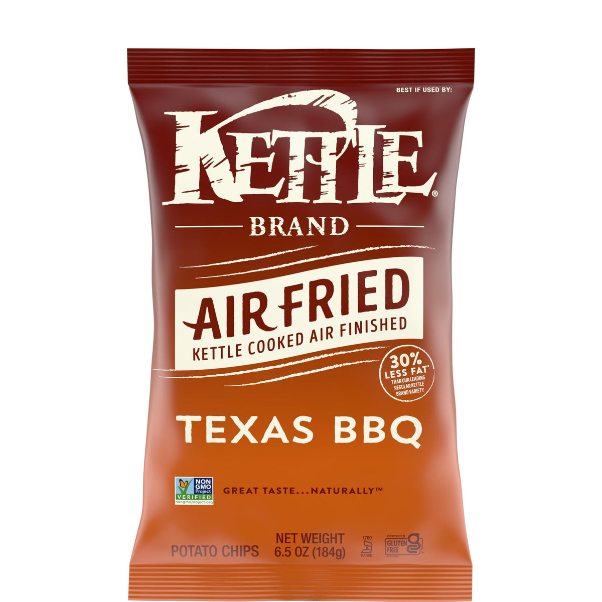 Kettle Brand Papas Air Fried Sabor Texas BBQ 184 g