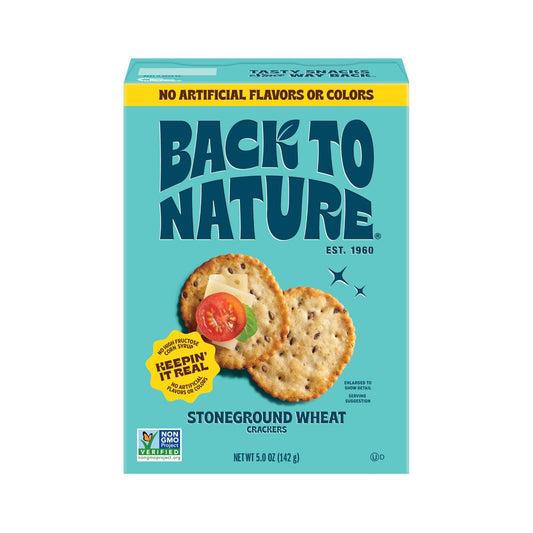 Back to Nature Galletas de Trigo Molido A La Piedra Originales 142 g