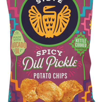 Siete Papas Fritas Sabor Pepinillo Picante 156 g